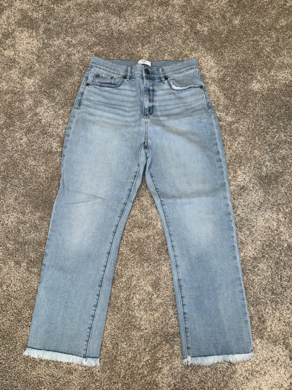 Women’s Loft High Rise Straight Jeans